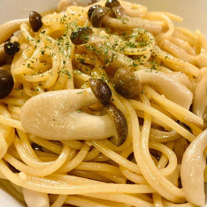 ワンパン!バター醤油きのこパスタ
